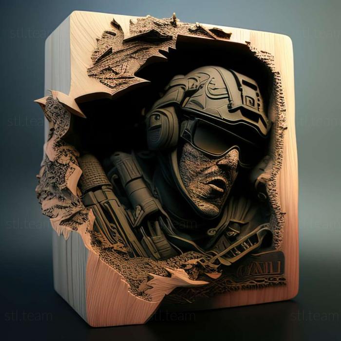 3D модель Call of Duty Modern Warfare 3 Hardened (STL)